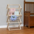 thumbnail image 7 of Pennsylvania Woodworks Small Wooden Clothes Drying Rack (Made in the USA) Heavy Duty 100% Hardwood, 7 of 7