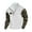 White, variant on Retro Splicing Tops for Men Casual Vintage Ethnic Style Pattern Print Long Sleeve Half Zip up Stand Collar Pullover Sweatshirts Loose Regular Fit Cotton Western Shirts Green XXL