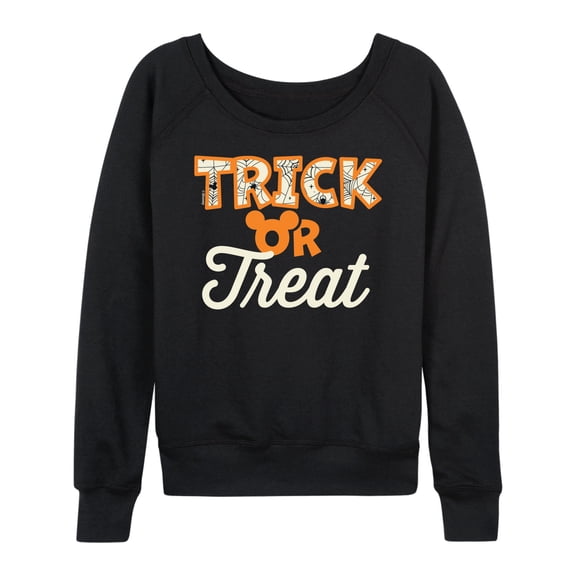 Mickey & Friends - Trick Or Treat - Women's Lightweight French Terry Long Sleeve Shirt