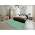 thumbnail image 4 of Ahgly Company Indoor Square Patterned Medium Sea Green Area Rugs, 7' Square, 4 of 6