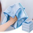 thumbnail image 3 of Rwvbm Mirror Cleaning Cloth 9-Pack - Lint-Free Microfiber Towels for Glass,Screens,Windows,Streak-Free Polishing (Blue|Gray,30x30cm), 3 of 9