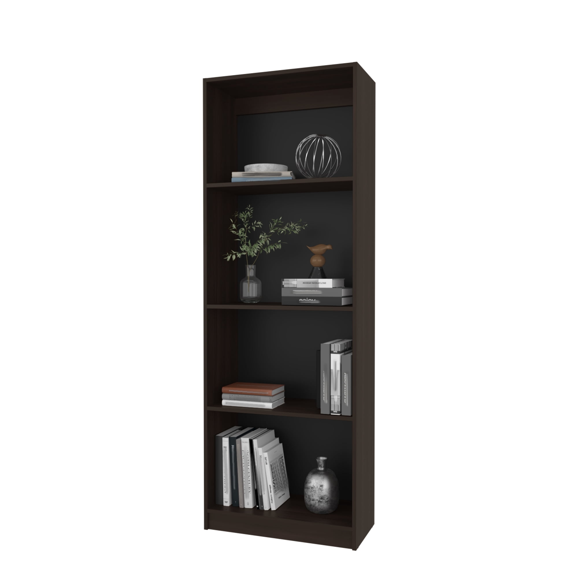71.1" Tall Bookcase with Open Storage and 4 Shelves ,Display Storage Shelves Open Bookshelf for Home Office