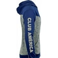 thumbnail image 3 of Icon Sports Club America Full Zip Hoodie, Gray/Blue, 100% Polyester, YS-XXL, 3 of 5