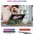 thumbnail image 4 of Designed for Samsung Galaxy Z Fold 6 5G Case, Military Grade Protective Phone Case Cover with Enhanced Metal Ring Kickstand [Support Magnet Car Mount] Compatible with Z Fold 6 5G, Armygreen, 4 of 6