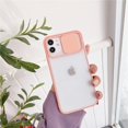 thumbnail image 1 of Designed for iPhone 13 Pro Max Case with Slide Camera Cover, Shockproof Soft Rubber Bumper & Hard Back Protective Case for iPhone 13 Pro 6.1 inch (2021) - Pink, 1 of 5