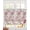 White Light Pink, variant on Pink Spring Floral Sheer Curtains 54 Inch Length 2 Panels Set for Living Room/Bedroom, Vintage Summer Botanical Kitchen Curtains Grommet Semi-Sheer Curtains Drapes Voile Window Treatments 42"x54"x2