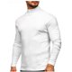 thumbnail image 5 of pstuiky camisetas de manga larga para hombre, Camiseta de manga larga con cuello alto simulado de color liso para hombre, blusa básica de talla grande tops de invierno para hombre m, 5 of 5