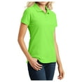 thumbnail image 3 of Mafoose Female Core Classic Women Pique Polo Lime Large, 3 of 6