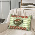 thumbnail image 3 of Bingfone Retro Cover For Coffee Print Satin Pillowcase for Hair - Standard Size with Zipper Silky & Soft Pillow Covers,20x30 inches, 3 of 8