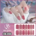 thumbnail image 5 of 14Tips DIY NAil Art Making Simple Self-Adhesive Foil Glittering French Manicure Decal Gel Nail Polish Strips Gel Nail Stickers Gel Full Nail Wraps Nail Art Stickers BLACK, 5 of 6
