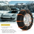 thumbnail image 5 of Universal Reusable Anti-Skid Tire Chains - Nylon/PE Winter Safety Chains for Snow/Ice/Mud, Fits Cars/SUVs/Trucks, Easy Installation & Durable Traction Gear, 5 of 5