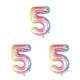 thumbnail image 3 of Bearachild Números Globo Gradiente Rampa de cumpleaños Fácil de inflar Suministros para fiestas Maravilloso adorno para Graduación Type1 NO1, 3 of 6