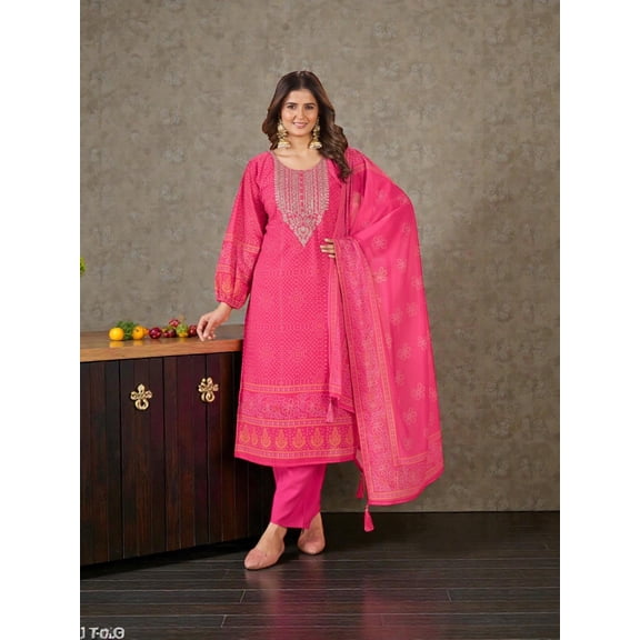 Chiffon Digital Printed Traditional Salwar Kameez, Cultural Wear for Women