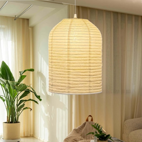 Mitavade 12" Paper Lampshade Ceiling Light Covers for Dining Room Bedroom Kitchen Island Living room Lamp