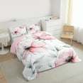 thumbnail image 3 of Castle Fairy 2-Piece Twin Size Comforter Set - Pink Floral Garden Print, 3 of 8