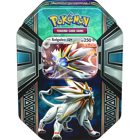 - Pokemon Spring 2017 Legends of Alola Solgaleo-GX Collector Tin