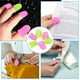 thumbnail image 5 of Protector de puntas de dedo de silicona Uxcell, paquete de 30, cubiertas de dedos, almohadillas de dedal para contar en la oficina, tamaño pequeño rosa, 5 of 5