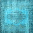 thumbnail image 1 of Ahgly Company Indoor Square Persian Light Blue Bohemian Area Rugs, 3' Square, 1 of 4