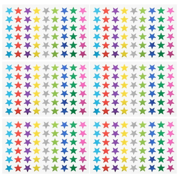 30 Feuilles d'Autocollants Étoiles Autocollants de Récompense pour Enfants Autocollants de Récompense pour Maternelle Décalcomanies Étoiles Colorées