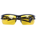 thumbnail image 2 of 10X Black Frame Yellow Night Vision Sheet Outdoor Cycling Sunglasses, 2 of 8