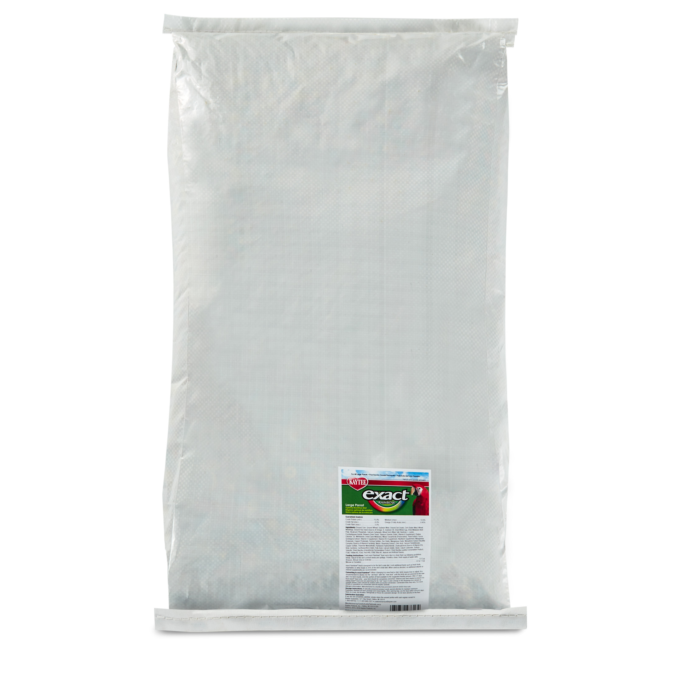 Kaytee Exact Rainbow Premium Large Parrot Food 20 Pounds