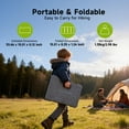 thumbnail image 4 of ALLPOWERS SE60 60W Portable Solar Panel for Power Station, Foldable Solar Charger, IP68 Waterproof for Camping, RV, Off-Grid & Emergency Power, 4 of 9