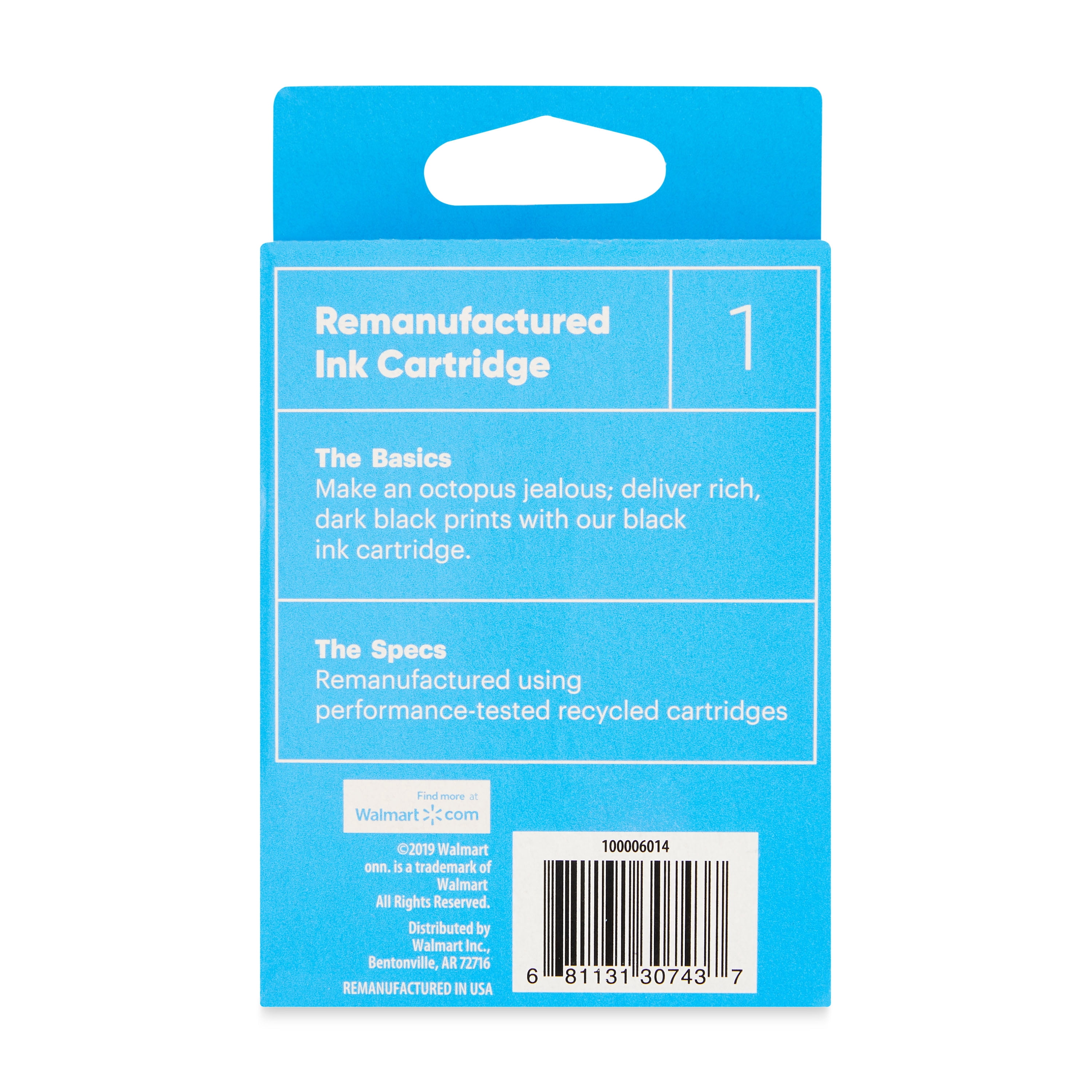 (2 pack) onn Ink Cartridge, HP 62XL, Black
