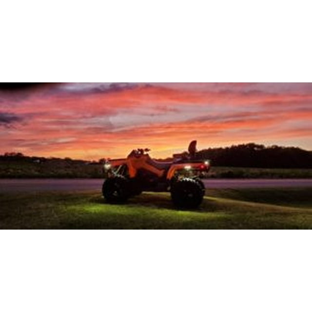 mPower Spotlight RTL-EMPS20002-W ORV; 12 Watts LED; 6 LEDs; Black Rectangular Housing; 4 Inch Length; White Light; 9 To 32 Volts DC; Shatterproof Silicone Clear Lens; Flood Beam; 848 Raw Lumens