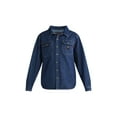thumbnail image 2 of Bass Creek Outfitters Men's Flame Resistant Long Sleeve Denim Work Shirt, Sizes M-XXL, 2 of 7