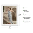 thumbnail image 2 of Red Rose Beauty - Classic Vintage French Figure - Hand-Colored Tinted Art - From a French Risque Postcard by Louis-Amédée Mante c.1910s - Japanese Unryu Rice Paper Art Print (Unframed) 17 x 22 in, 2 of 4