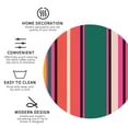 thumbnail image 3 of Lsque Vertical Stripes Pattern 4" Drink Coasters Set of 4, PVC Leather Absorbent Coasters, Table Coaster Set Decorative Coffee Cup Coasters Housewarming Gift -Round Shape, 3 of 6
