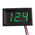thumbnail image 1 of Lefu 0.56 inch LED Digital 2-line DC Voltage Table Red Blue Green DC4.5-30V Voltmeter, 1 of 9
