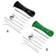 thumbnail image 2 of Naiovety Juego de cubiertos antideslizantes, juego de vajilla plegable para el almuerzo, tenedor para exteriores reutilizable a prueba de Type4 NO4, 2 of 6