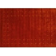 thumbnail image 1 of Ahgly Company Machine Washable Indoor Rectangle Abstract Yellow Contemporary Area Rugs, 8' x 12', 1 of 4
