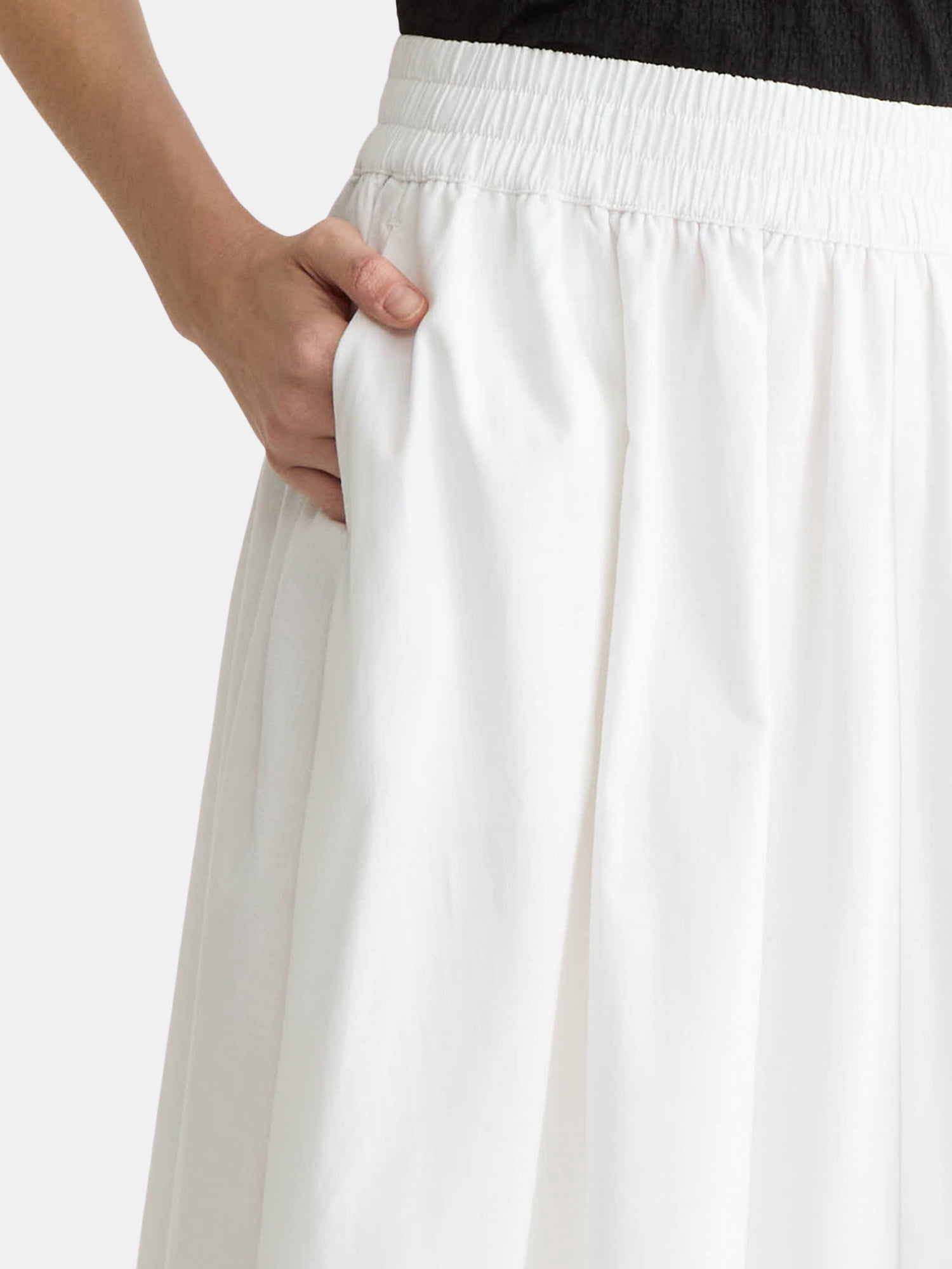 Time and Tru Women's Tiered Pull-On Skirt, Sizes XS-4X