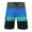 Layer Blue, variant on Polyester Spandex Men's Swim Trunks No Liner Quick Dry Board Shorts Zipper Pocket 9.5" Inseam
