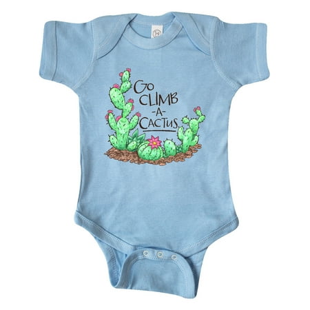 

Inktastic Go Climb a Cactus Cacti and Succulents Gift Baby Boy or Baby Girl Bodysuit
