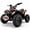 Red, variant on 40cc Teen Gas ATV, Gas Powered 4 Wheeler for Teens 13+, 4-Stroke Beginner ATV, Up to 15 MPH, Adjustable Speed, Safety Switches, Front & Rear Brakes - Green