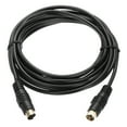 thumbnail image 1 of Cable S Video Uxcell de 10 pies, conector macho a macho de 4 pines Mini DIN chapado en oro, 1 of 5
