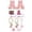 A, variant on Complete Decorative Upgrade Kit for Drinkware Accessory Set with Embroidery Patch Straw Covers Charm Necklace Chain and Leak Guard