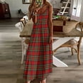 thumbnail image 4 of Royal Stewart Tartan Plaid Sleeveless Dress Women's Evening Dress Womans Clothing, 4 of 9
