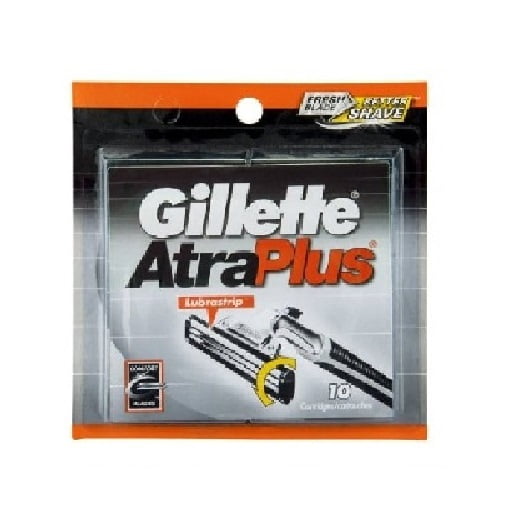 Gillette Atra Plus Refill Razor Blades 10 ct. + Schick Slim Twin ST for Dry Skin