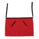 thumbnail image 1 of EeaseMX Delantal de trabajo unisex de media longitud, delantal de cintura, delantal corto de servicio con bolsillos, ropa de trabajo para camareros, talla única (patrón 2 con borde rojo y negro), 1 of 7
