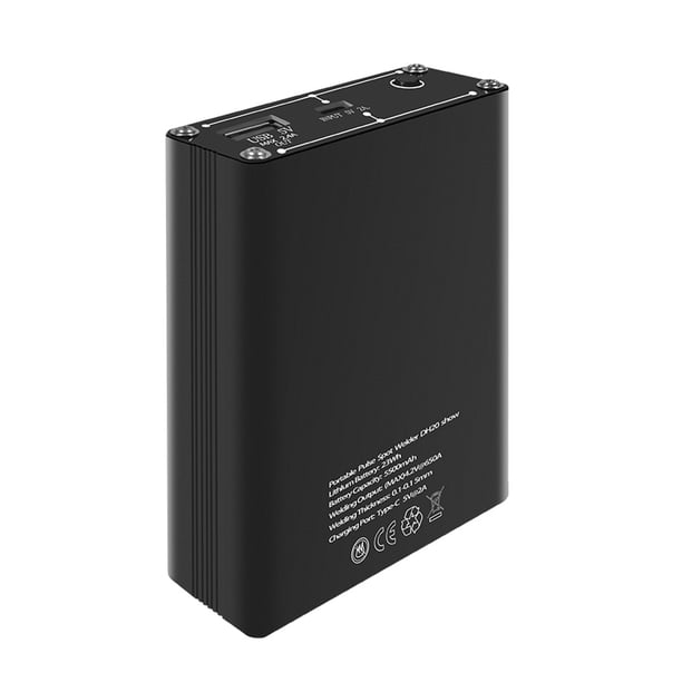Handheld Mini Mácina de Soldadoura de Mancha Soldador portátil de Postura de BricolaJe 9 Engranajes Mácina de Soldadoura de Mano Recargable Ajusticable Cable de Carga de Placa de
