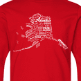 thumbnail image 4 of Inktastic Alaska Word Salad State Outline Long Sleeve Youth T-Shirt, 4 of 5