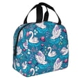 thumbnail image 2 of Easygdp Swan On The Pond Bolsa Térmica Premium - Tela Oxford Impermeable, Gran Capacidad, Bolsillo Frontal, Unisex para Trabajo, Escuela, Actividades al Aire Libre y Picnics, 2 of 8