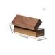 thumbnail image 3 of Caja De Madera Nogal Para Dos Anillos De Boda O Compromiso, 3 of 4