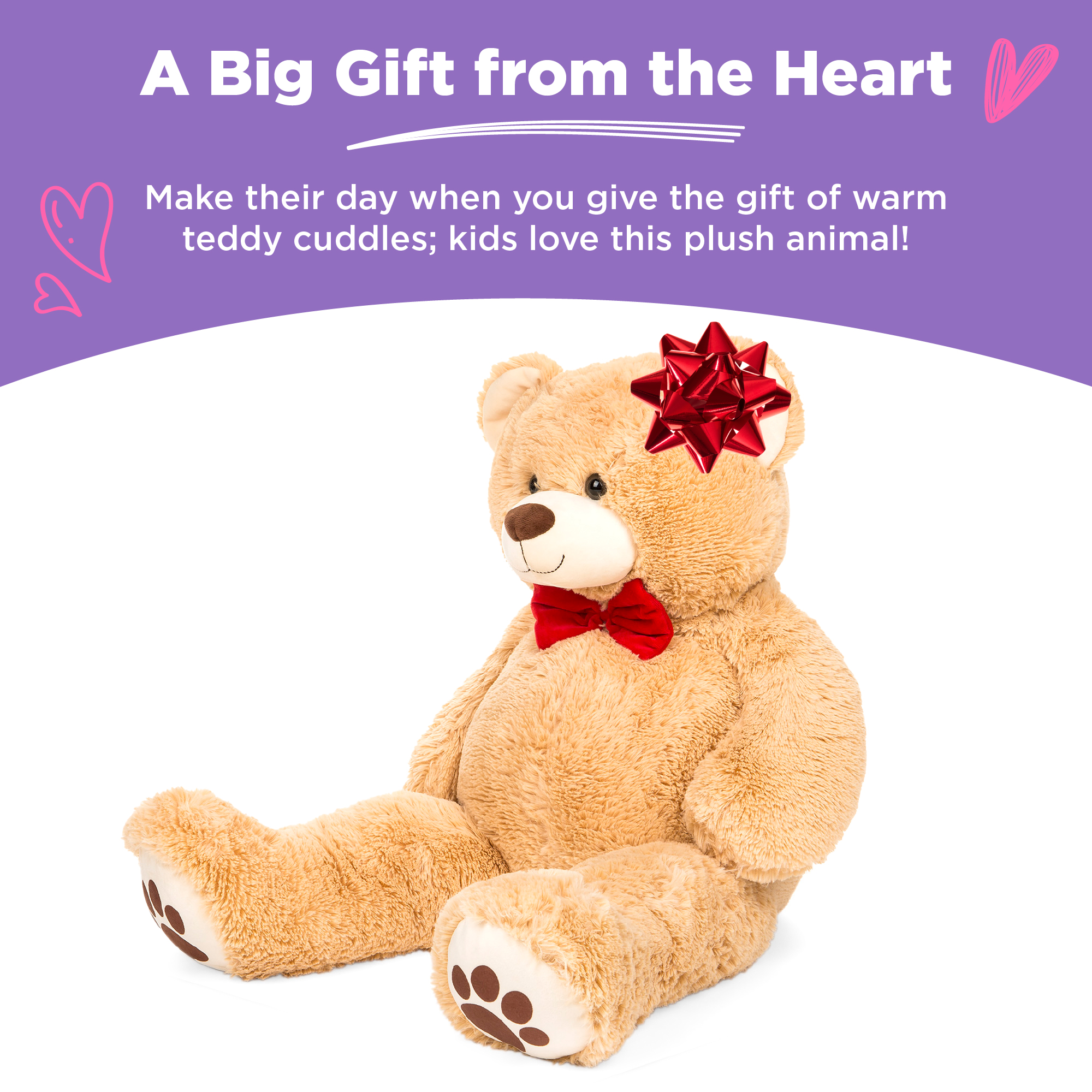 Best Choice Products 35-Inch Giant Teddy Bear Brown Plush photo 3