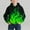Green, variant on BRGZLK Boys Hooded Printed Autumn and Winter Round Neck Patchwork Long Sleeved Sweatshirt Daily Casual Outerwear Hooded Sweatshirt Top With Shoulder InsertsOrange 3-4 Years