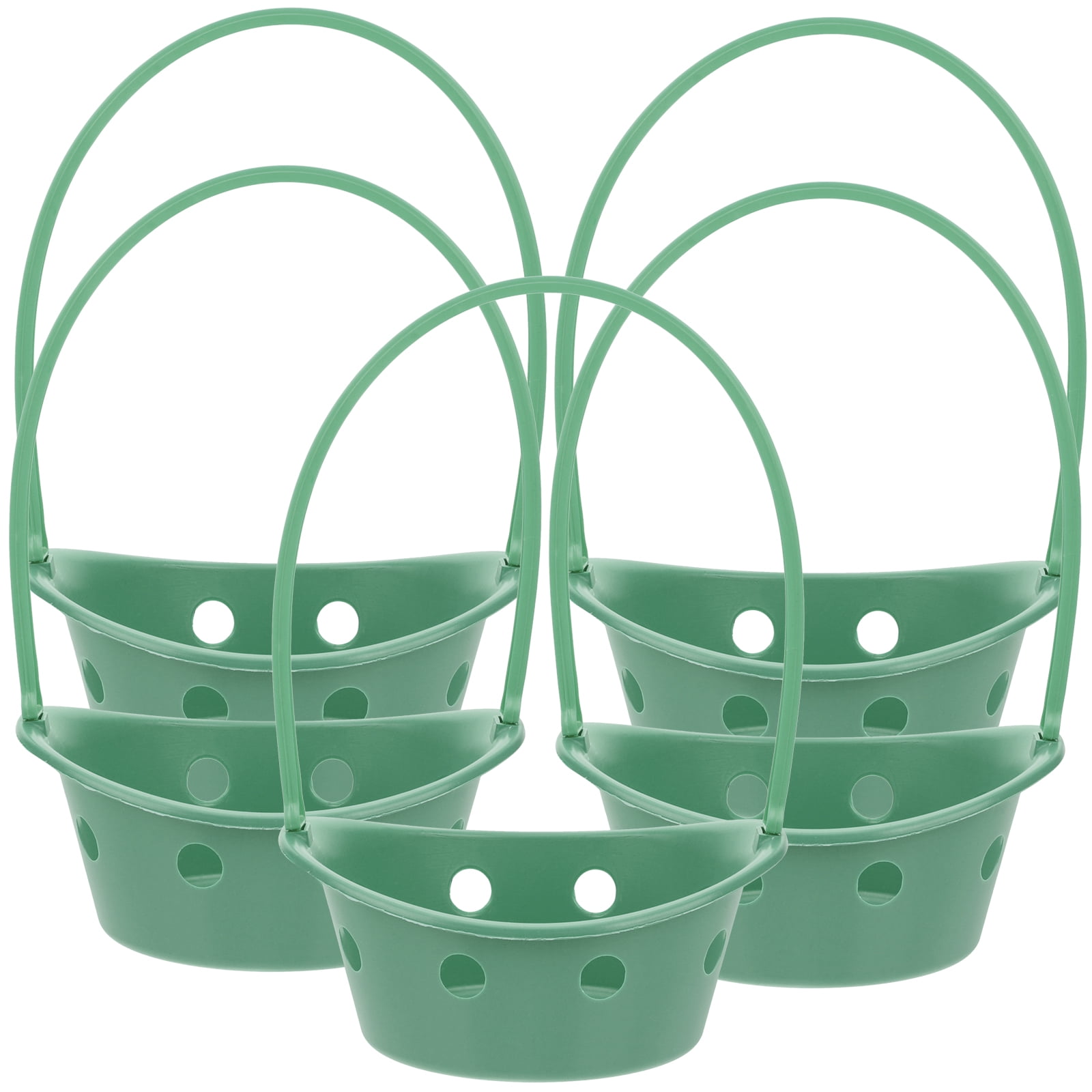 5pcs Flower Baskets Plastic Storage Baskets Floral Arrangement Baskets
